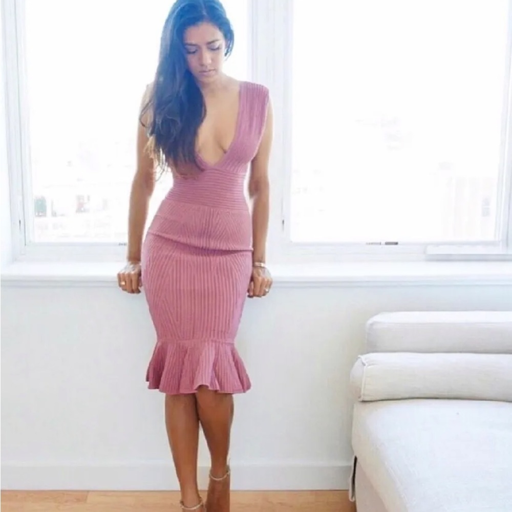 Ronny Kobo Octavia dress mulberry small - Picture 2 of 2
